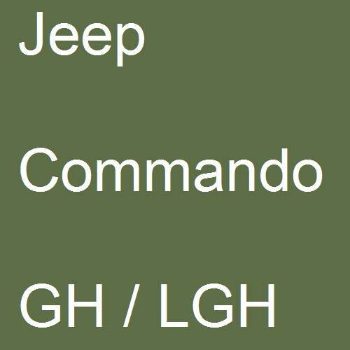 Jeep, Commando, GH / LGH.